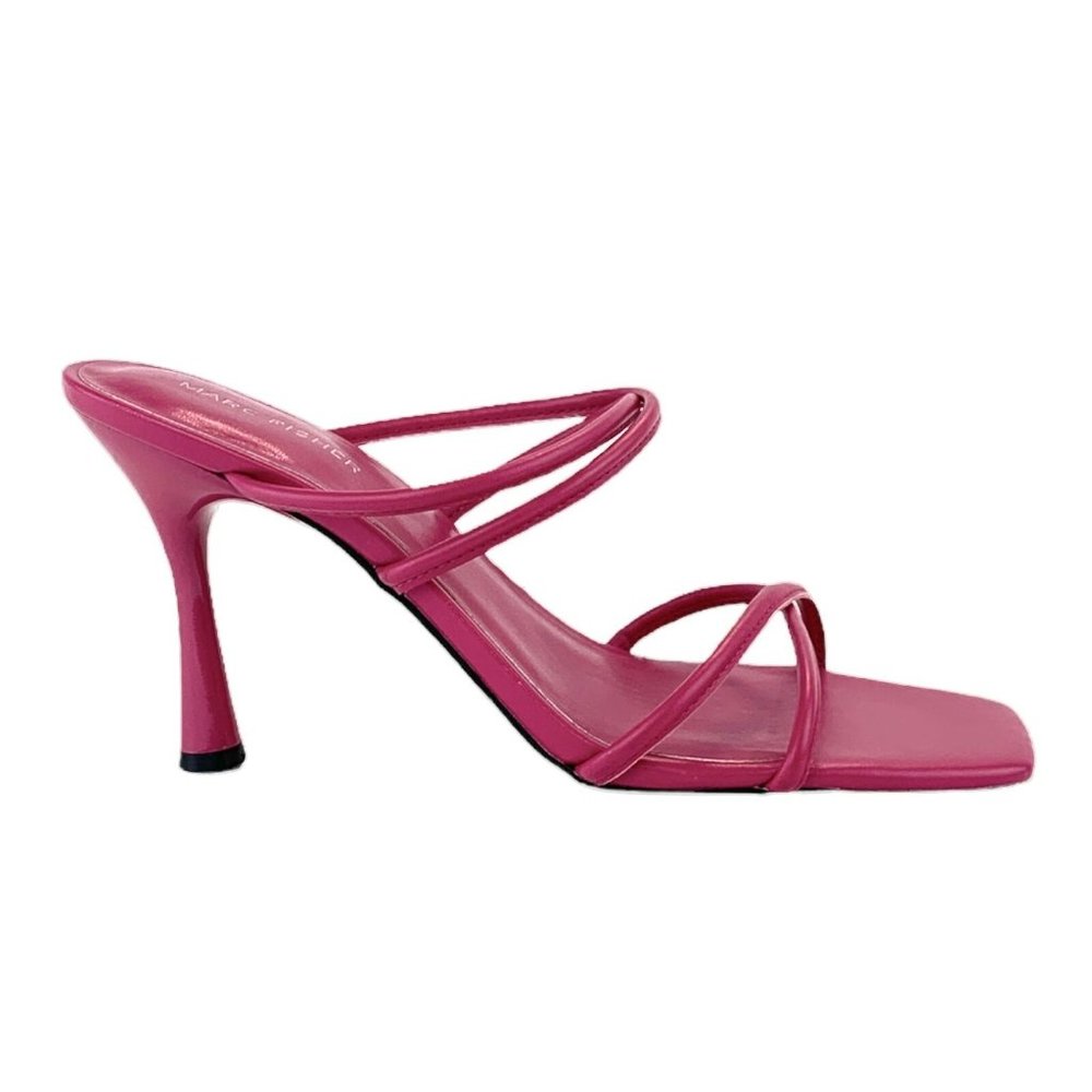Marc Fisher Fashyn-R Crisscross Straps Slip On Pink Size 9m Heed Women's Sandals View 4
